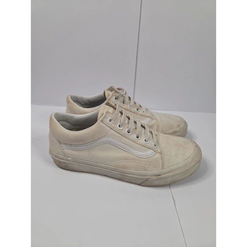 Vans Old Skool Low Top Sneakers White 7 Womens